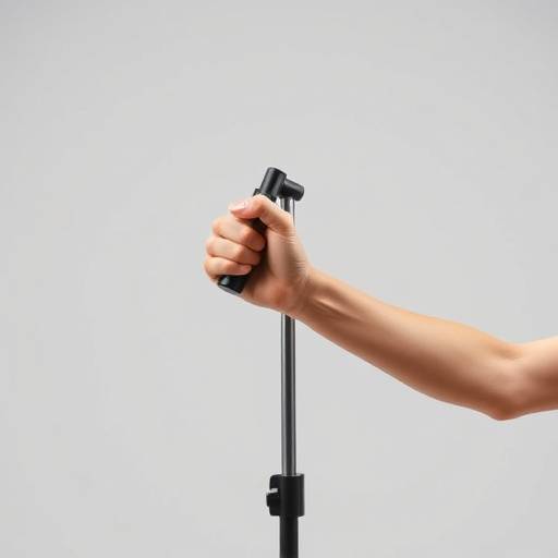 C-stand with grip arm and knuckle